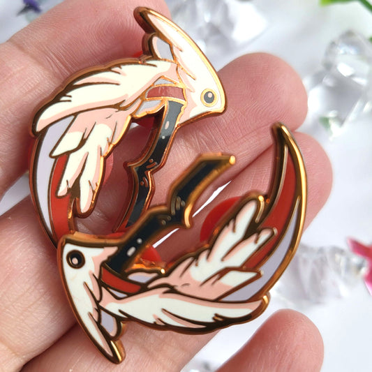 Angelic Weaponry - Chakram - Enamel Pin