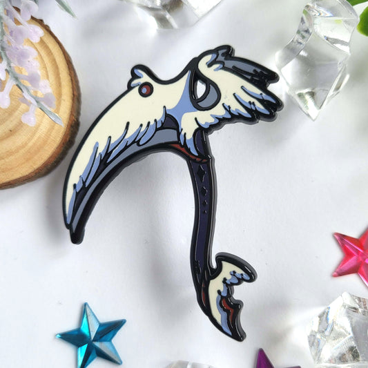 Angelic Weaponry - Scythe - Enamel Pin