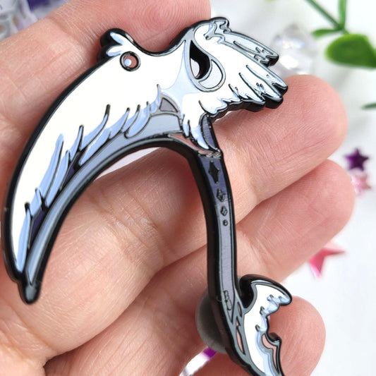 Angelic Weaponry - Scythe - Enamel Pin