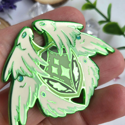 Angelic Weaponry - Shield - Enamel Pin