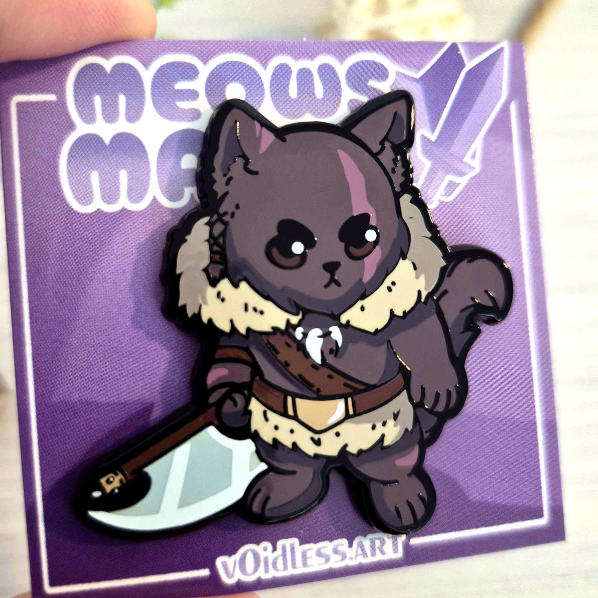 Meows & Magic - The Barbarinyan - Emaille-Anstecker