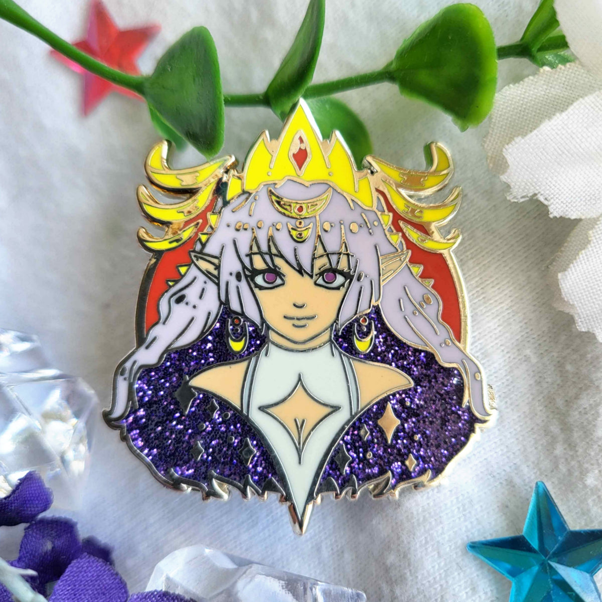 CrowN's Nest Enamel Pins - Goddess