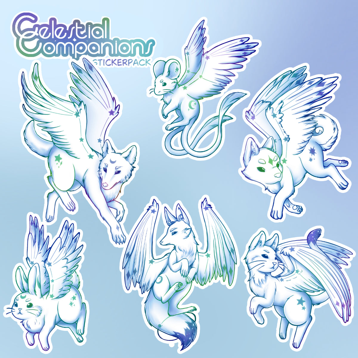 Celestial Companions - Stickerpack