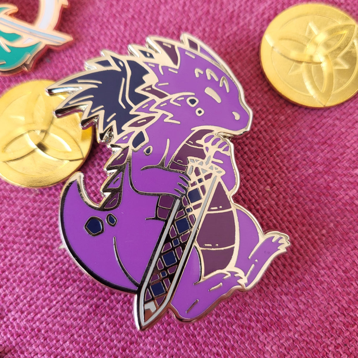 Dragons & Weapons - The Calm - Enamel Pin