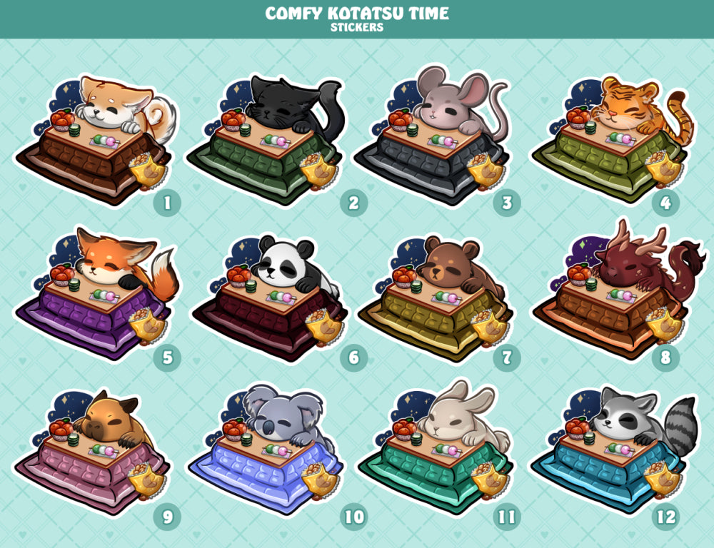 Comfy Kotatsu GACHA - Sticker