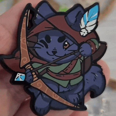 Meows & Magic - The Nyarcher - Enamel Pin