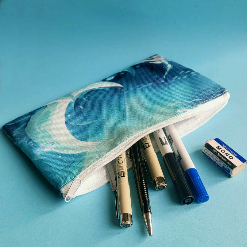 Underwater Cliffs Pouch | Pencil/Cosmetic Pouch