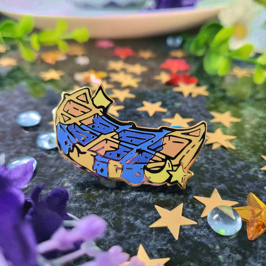 Celestial Pastries - Star-Crossed Waffle - Enamel Pin