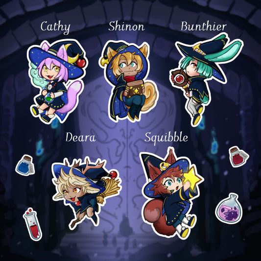 The Wizard's Apprentices - Stickers