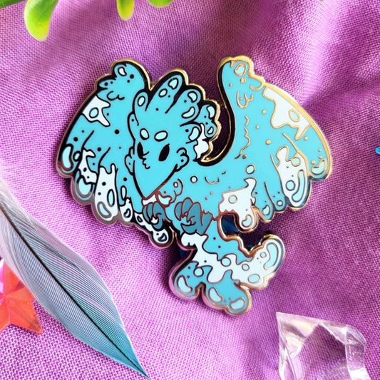 Feathery Elementals - Water - Enamel Pin