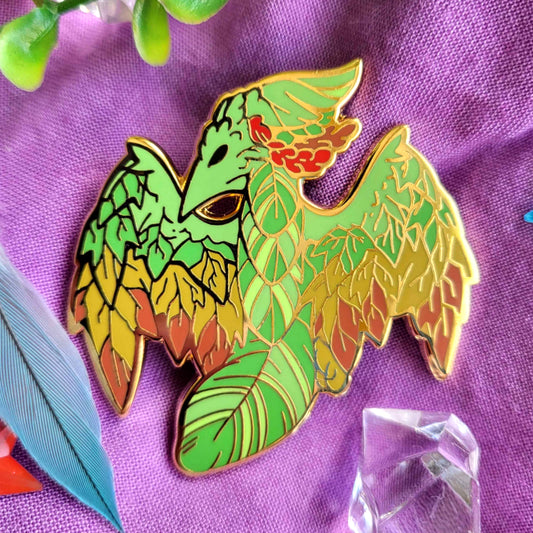 Feathery Elementals - Nature - Enamel Pin