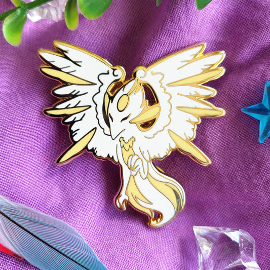 Feathery Elementals - Light - Enamel Pin