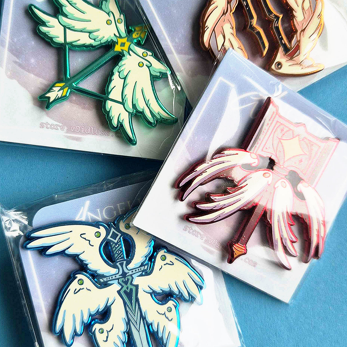 Angelic Weaponry - Axe - Enamel Pin