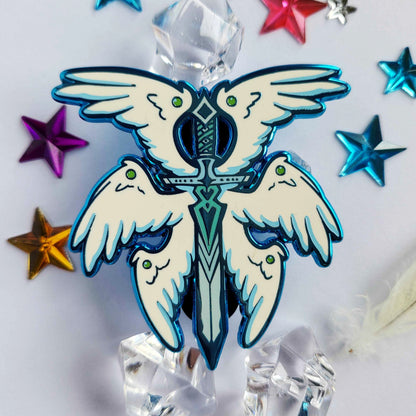 Angelic Weaponry - Sword - Enamel Pin