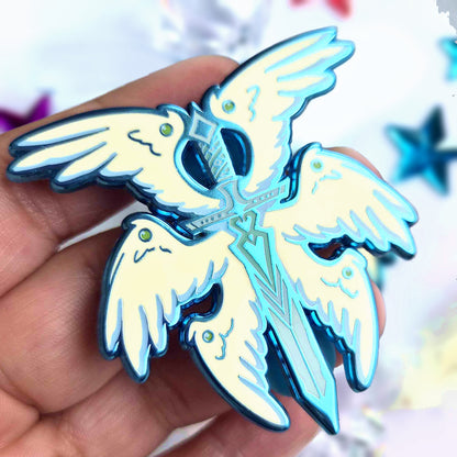 Angelic Weaponry - Sword - Enamel Pin