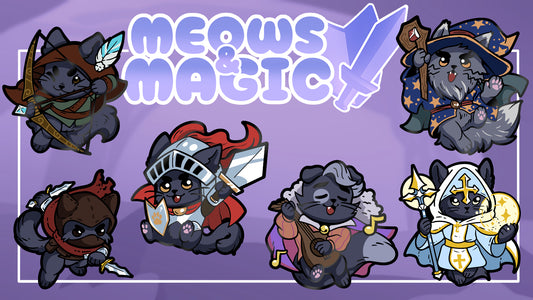 Meows & Magic - The Barbarinyan - Enamel Pin (PRE-Order)