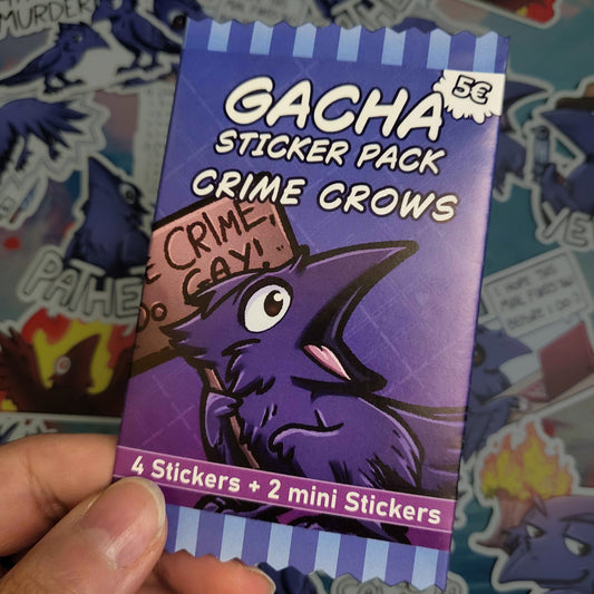 Crime Crows - Gacha sticker pack