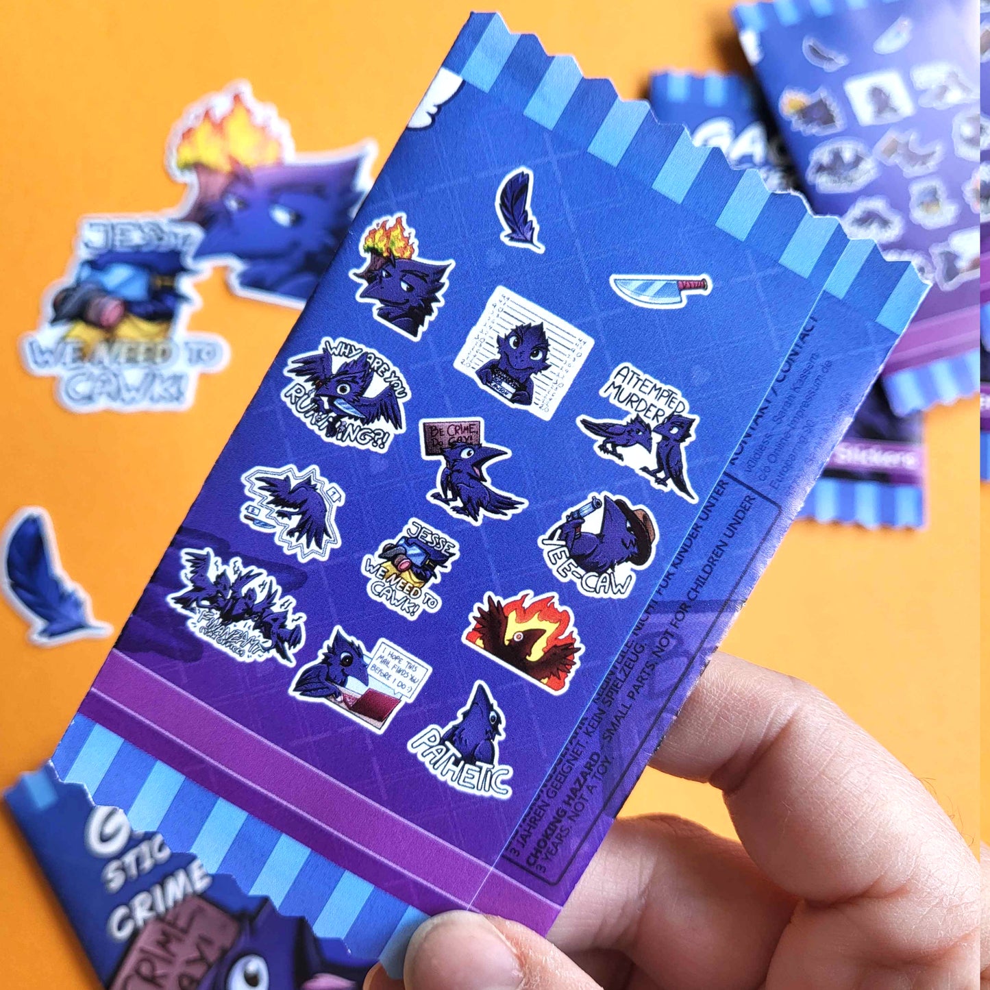 Crime Crows - GACHA Stickerpack