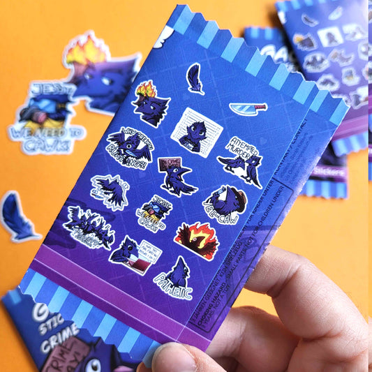 Crime Crows - GACHA Stickerpack