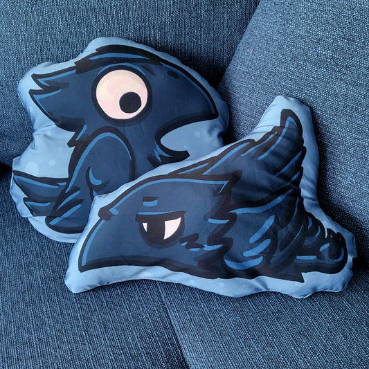 Pillowcase - Depresso Crows - Laying