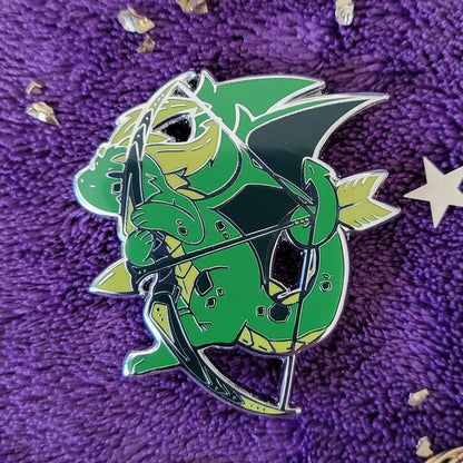 Dragons & Weapons - The Tracker - Enamel Pin