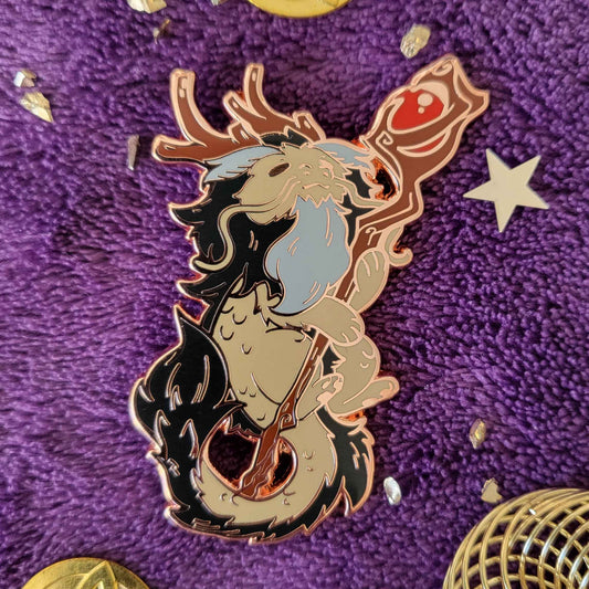 Dragons &amp; Weapons - The Wise - Enamel Pin