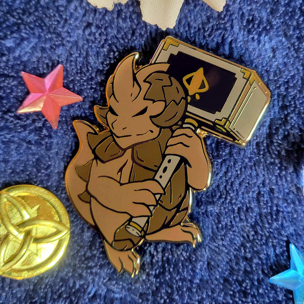 Dragons & Weapons - The Brute - Enamel Pin