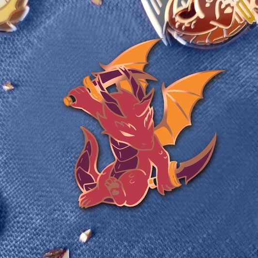 Dragons &amp; Weapons - The Stealthy - Enamel Pin (PRE-Order)