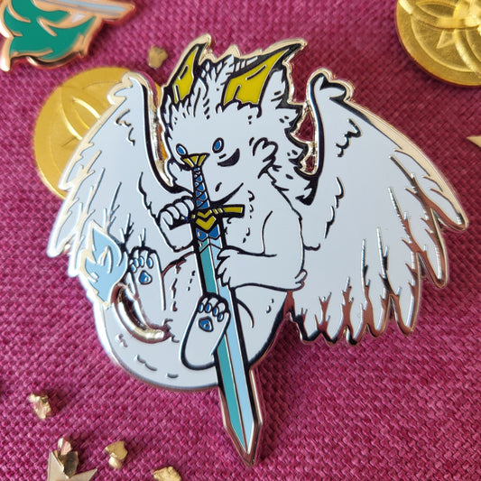 Dragons &amp; Weapons - The Embracing - Enamel Pin