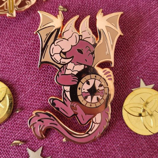Dragons &amp; Weapons - The Guarding - Enamel Pin