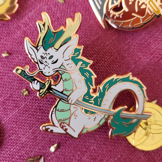 Dragons &amp; Weapons - The Elegant - Enamel Pin