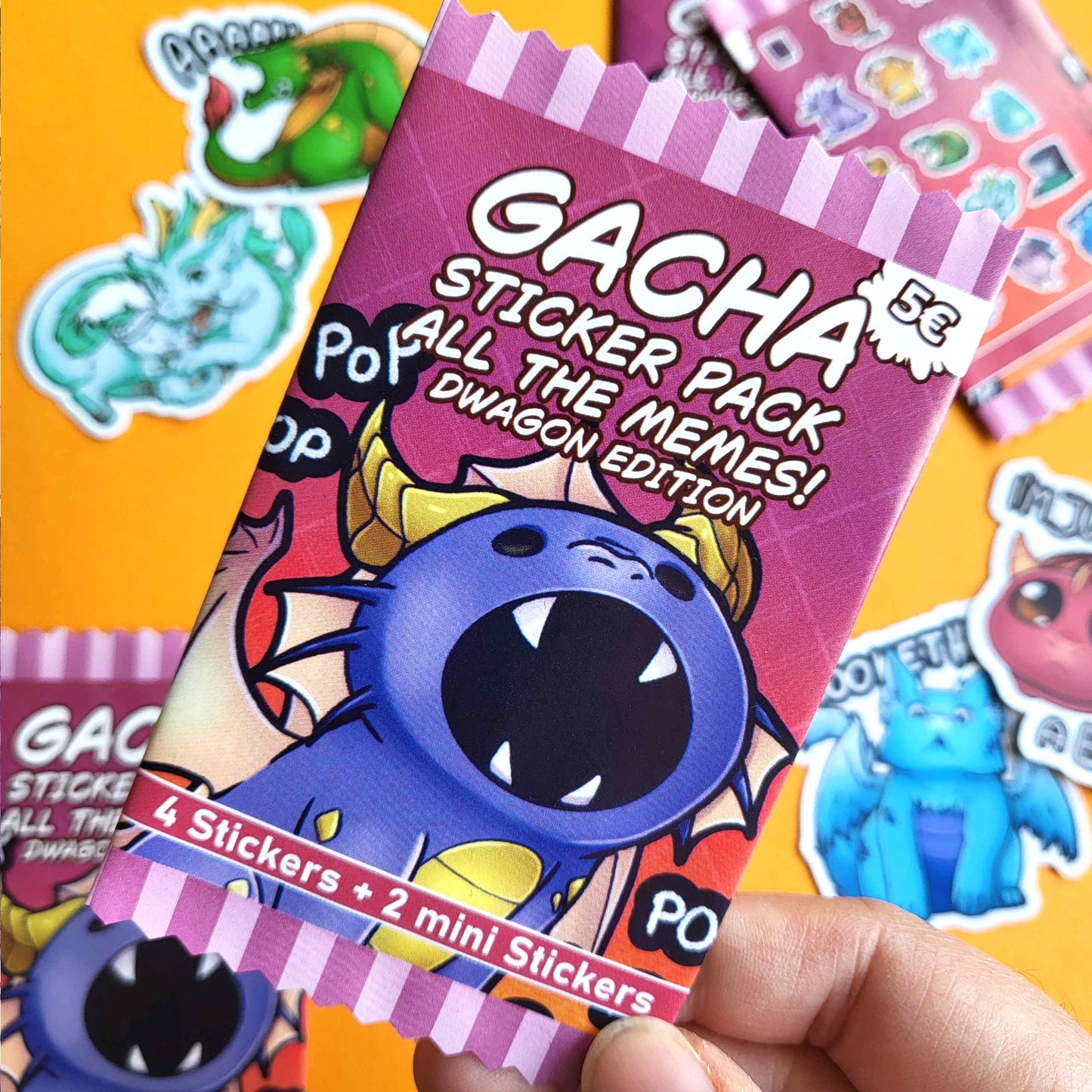 All the memes - Dwagon Edition - GACHA Stickerpack