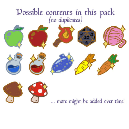 Meows & Magic - GACHA Loot-Chest - Enamel Pins