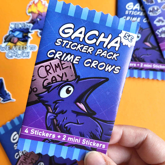 Crime Crows - GACHA Stickerpack