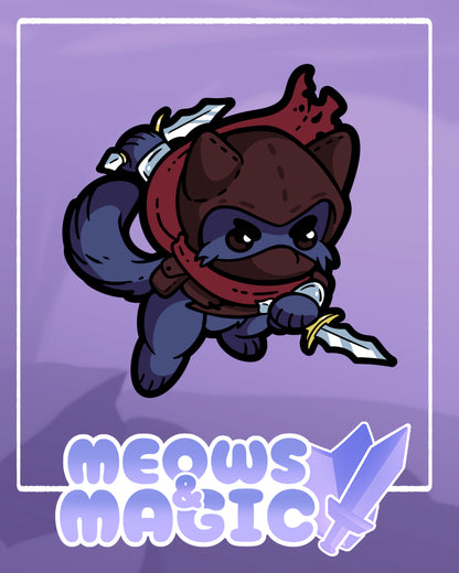 Meows & Magic - The Nyassassin - Enamel Pin (PRE-Order)
