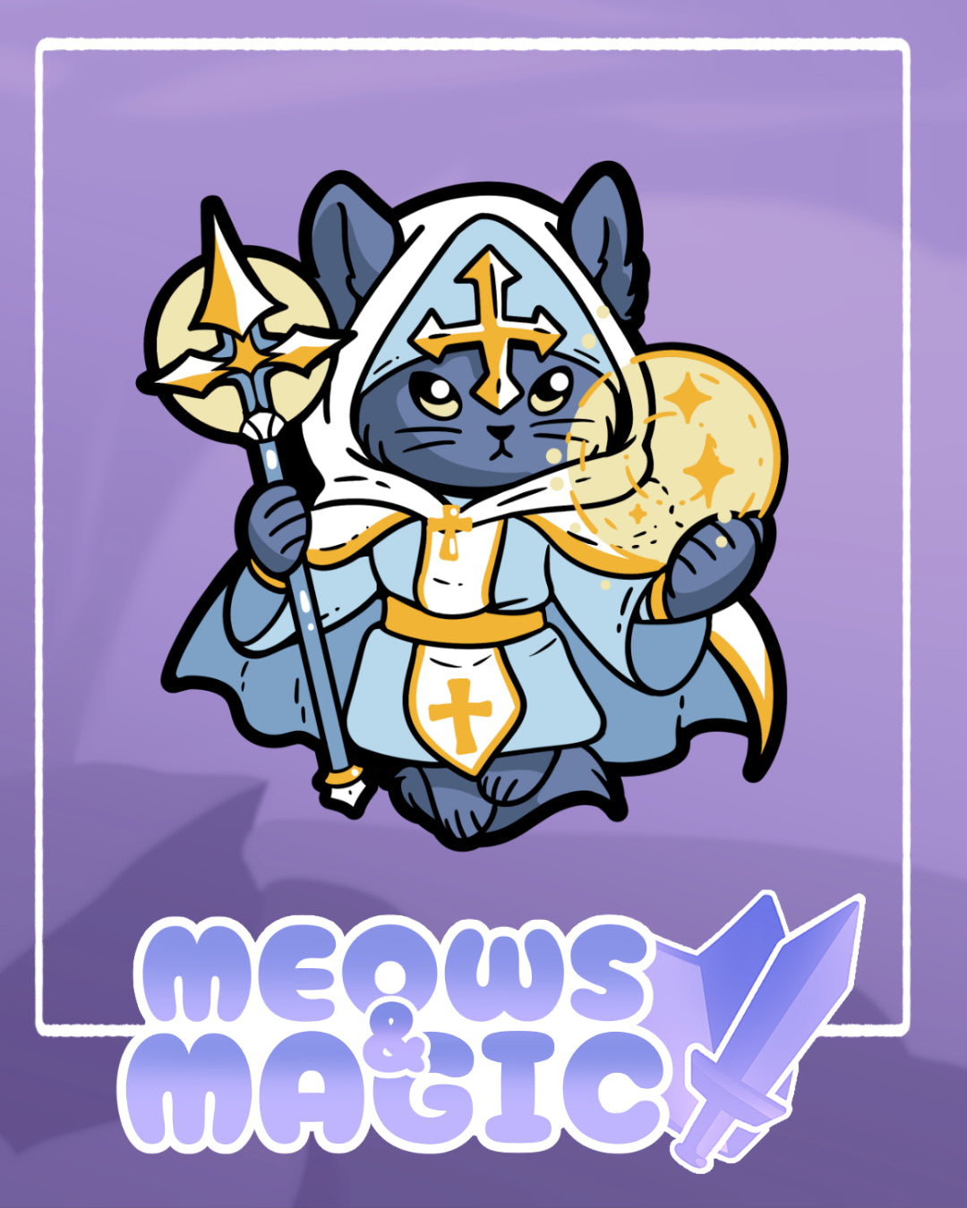 Meows & Magic - The Clawric - Enamel Pin (PRE-Order)