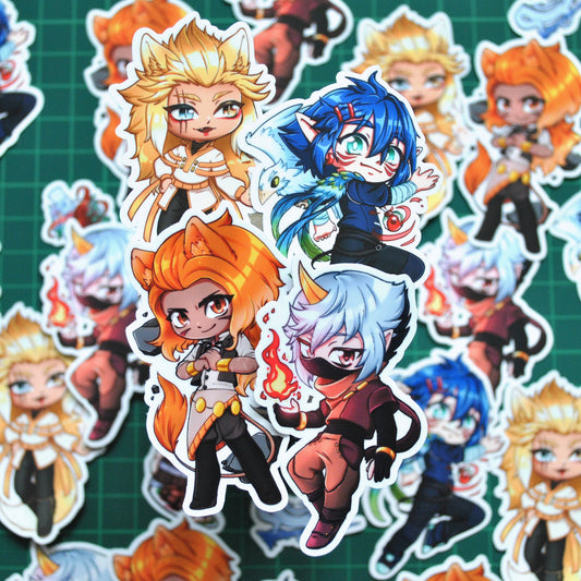 Crow's Nest - Chibi Stickers