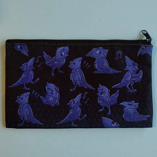 Crow Pouch | Pencil/Cosmetic Pouch