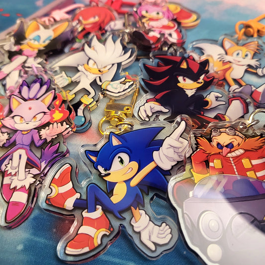 Hedgehog and Friends - Acrylic Charms