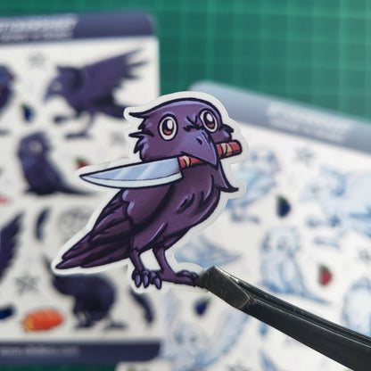 Crows 'n Crimes - Sticker sheet