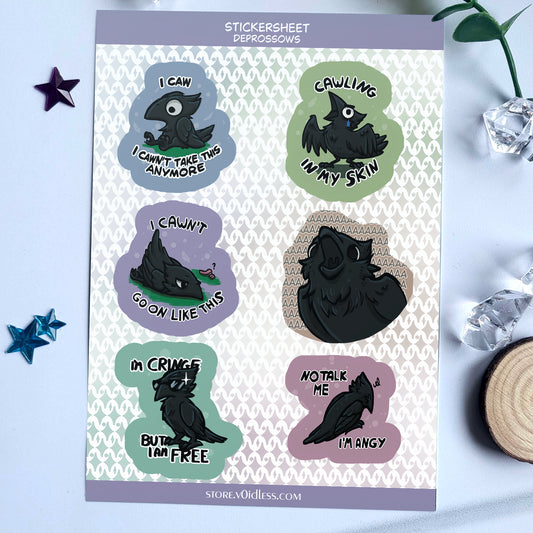 Depressows - Stickersheet