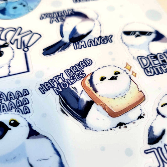 Sanity Borbs - Sticker Sheet